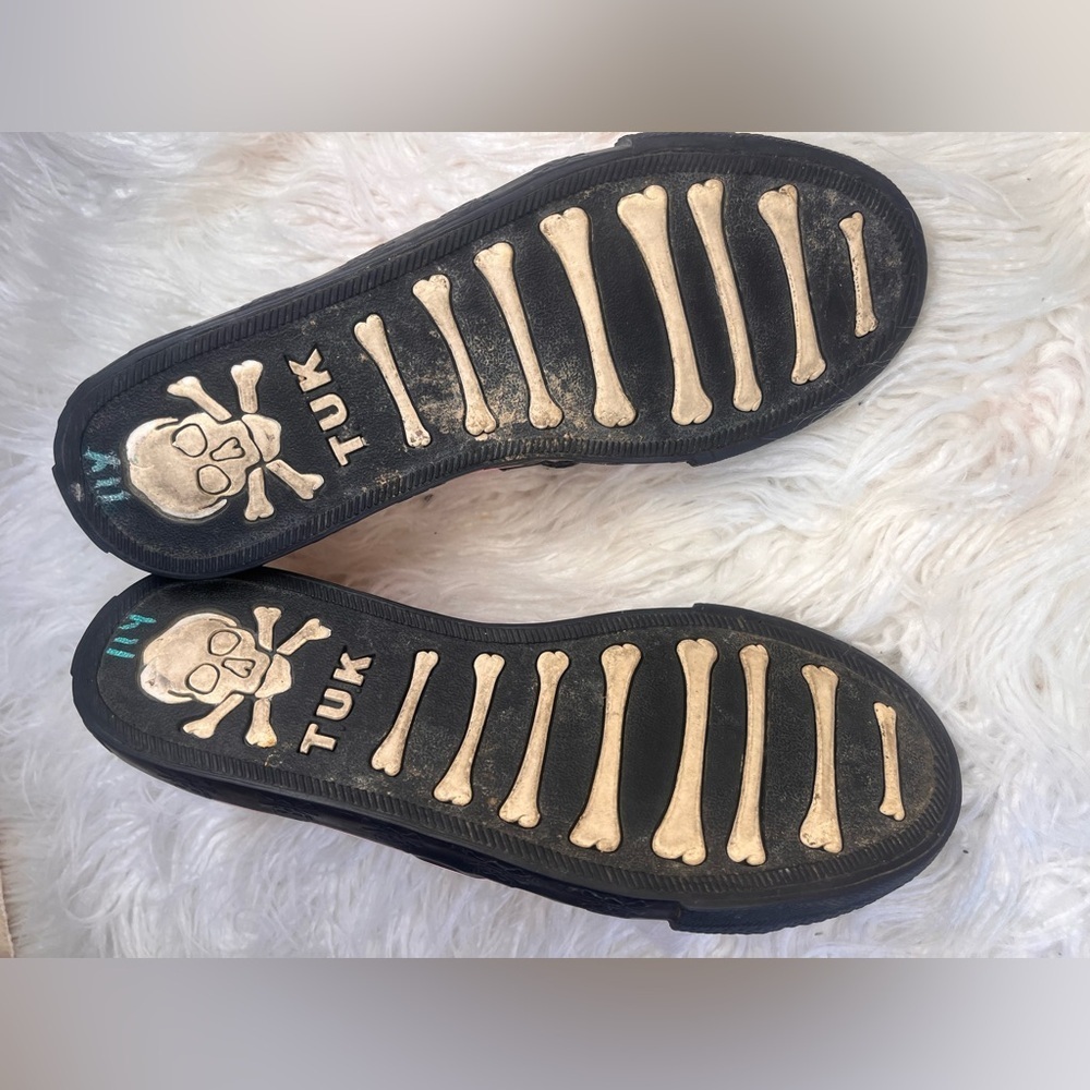TUK Pink and Black Women's Sneakers - Picture 4 of 5